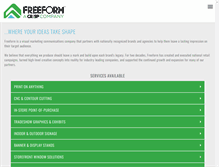 Tablet Screenshot of gofreeform.com